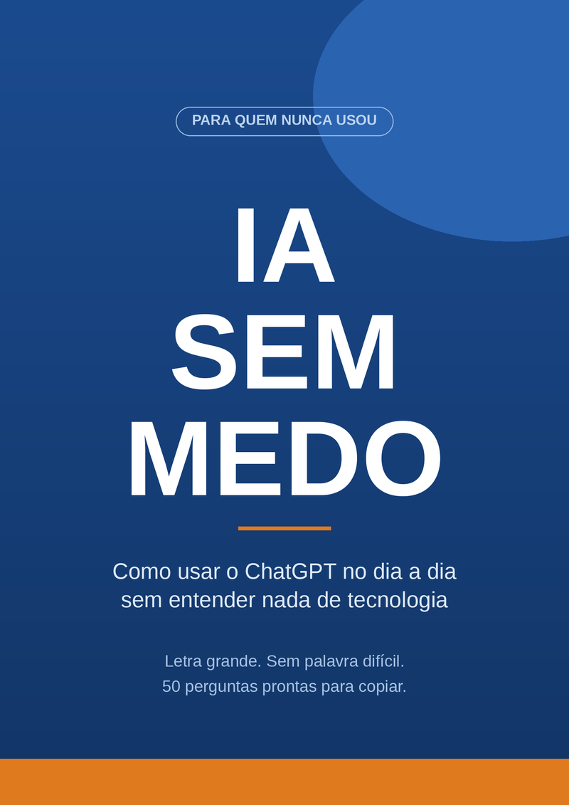 Capa do livro IA Sem Medo